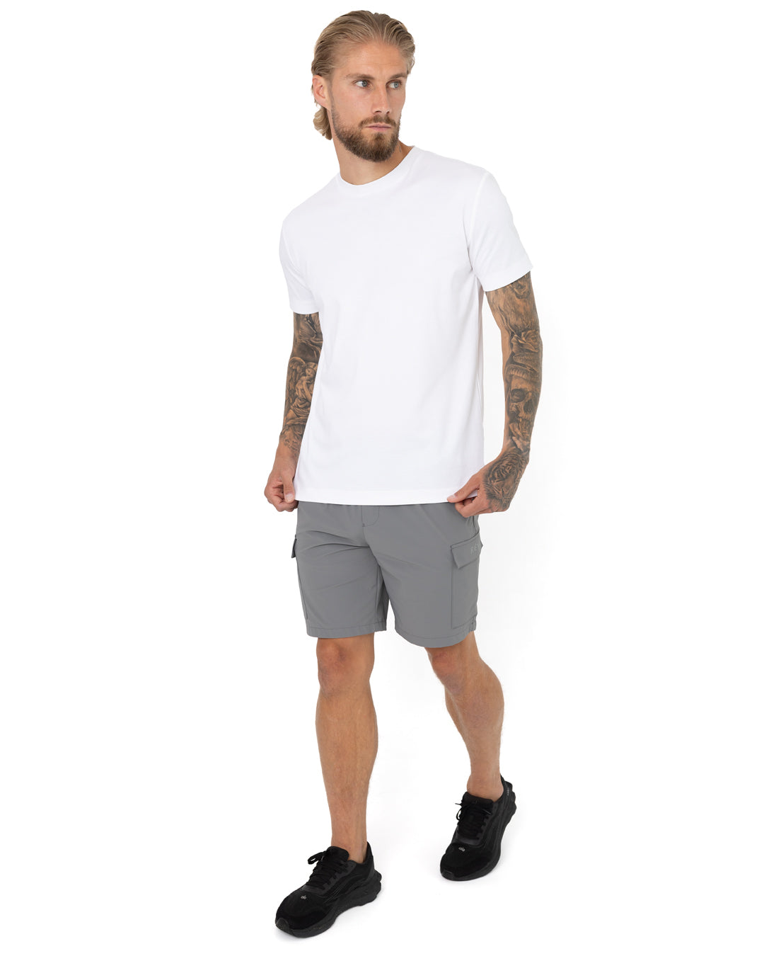 White Mercerised t-shirt