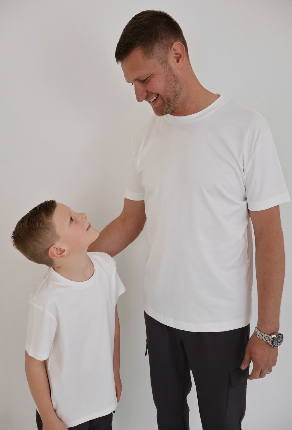 White Essential soft touch t-shirt
