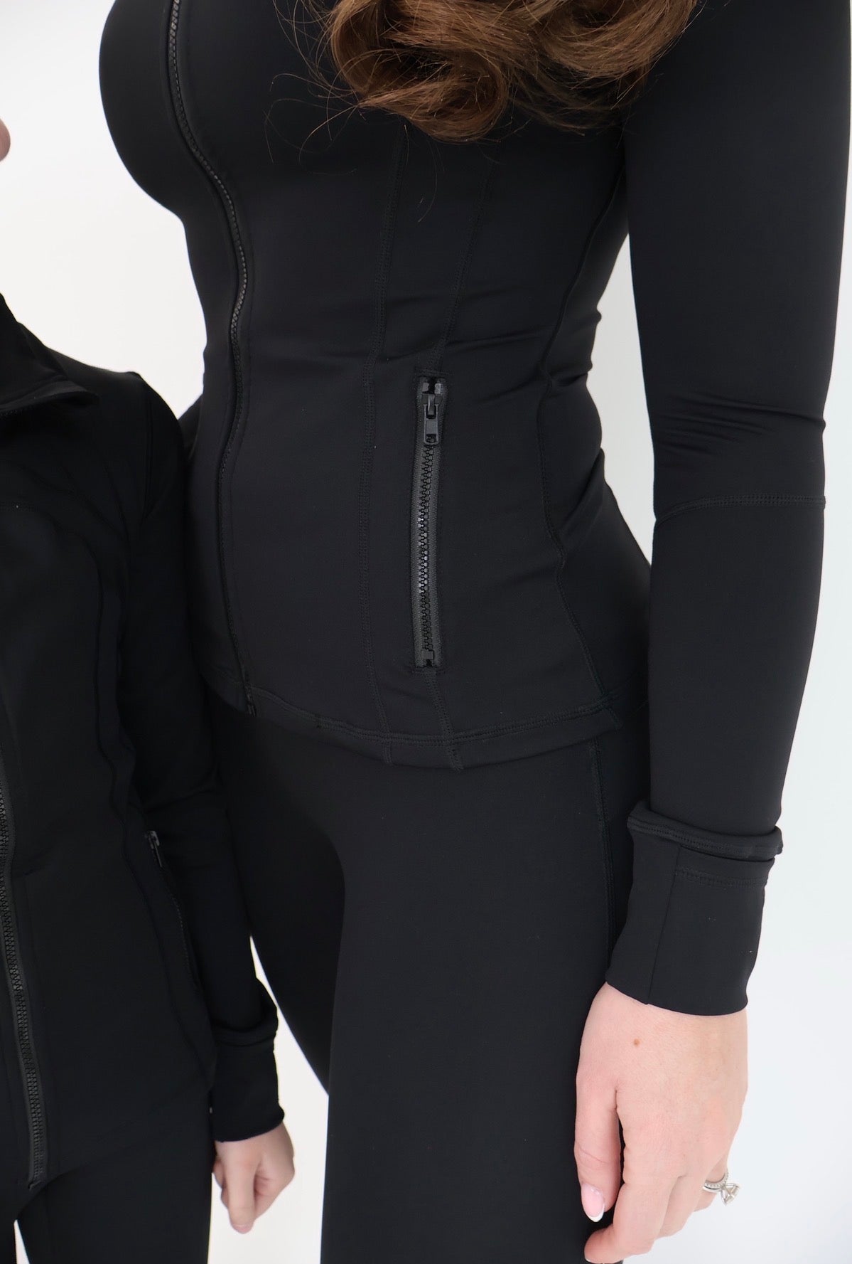 Black Mini Sculpt Jacket