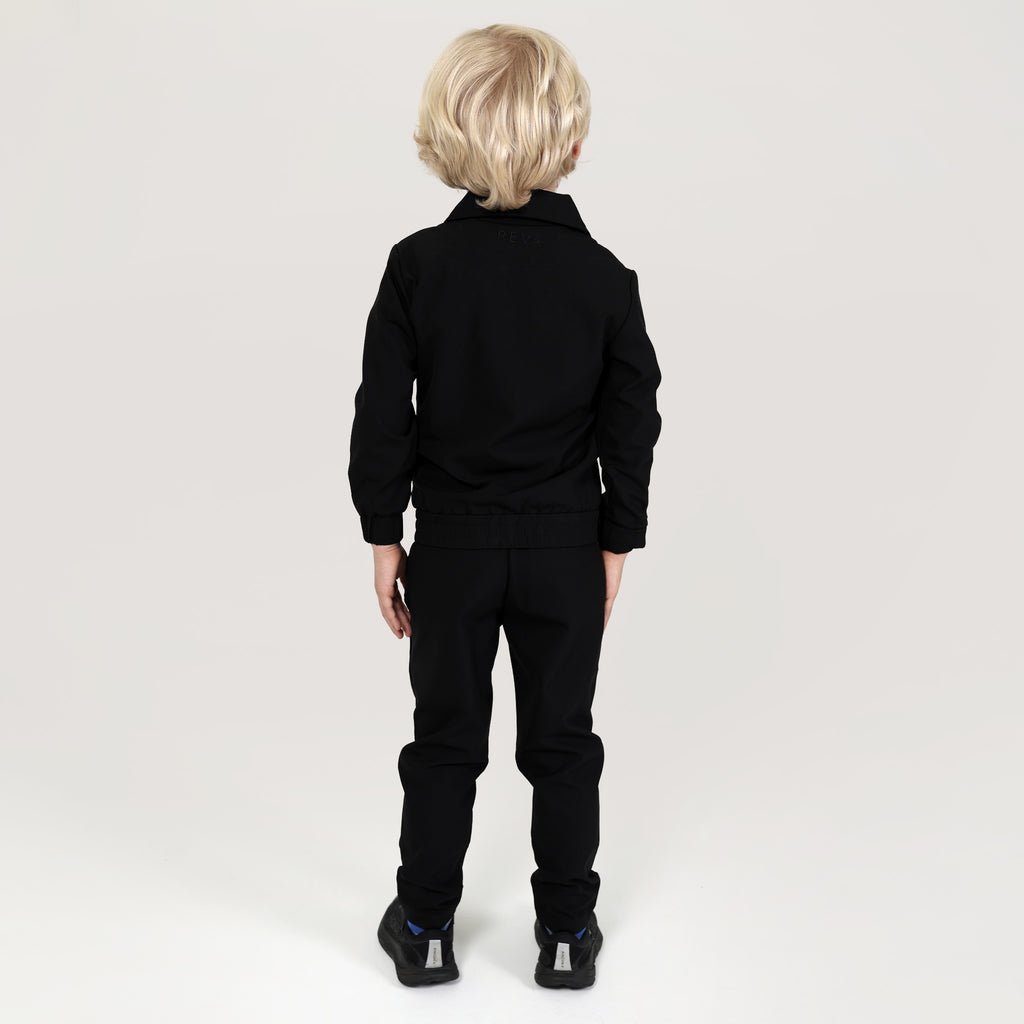 Black Mini Signature Techwear Trousers