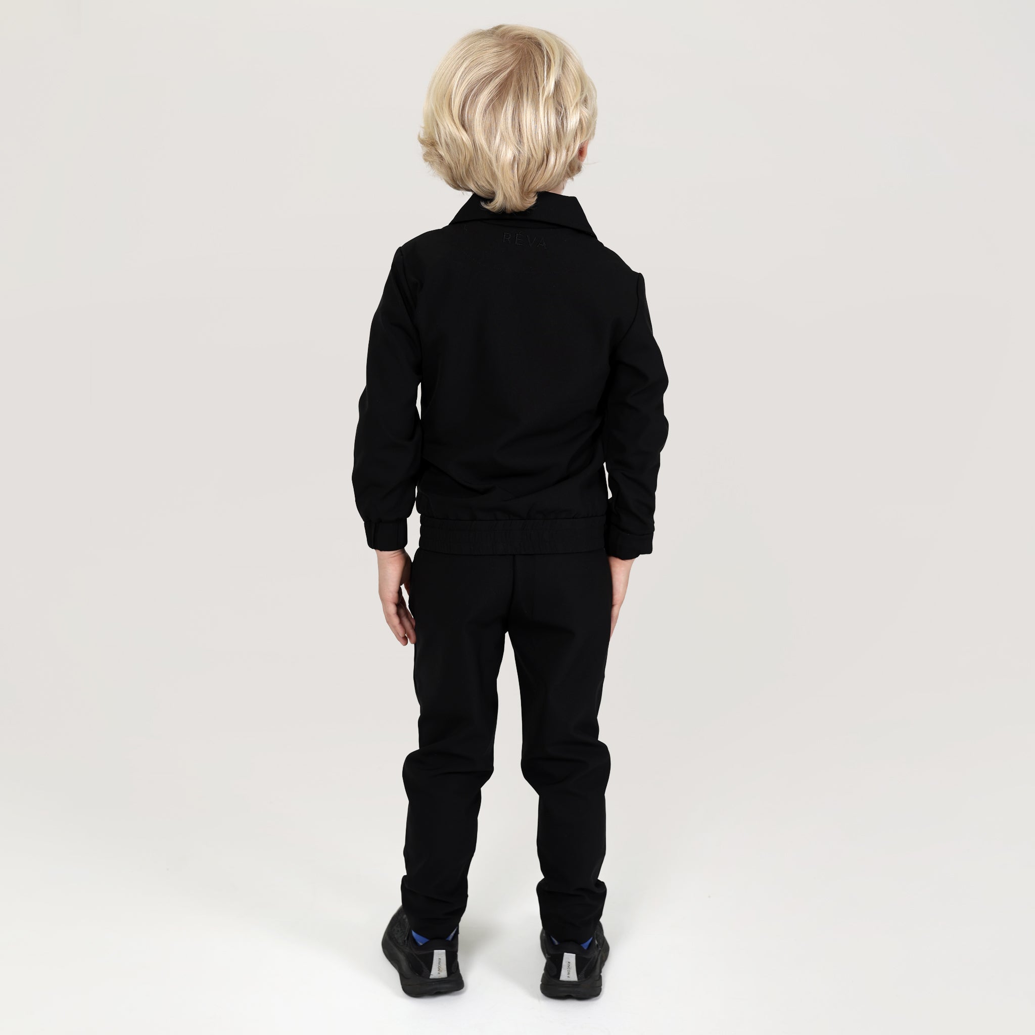 Black Mini Signature Techwear Trousers