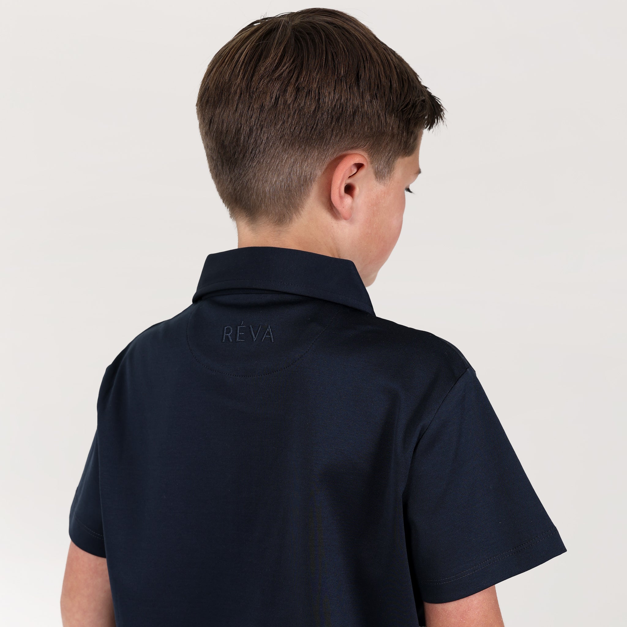 Navy Blue Mini Essential soft touch polo