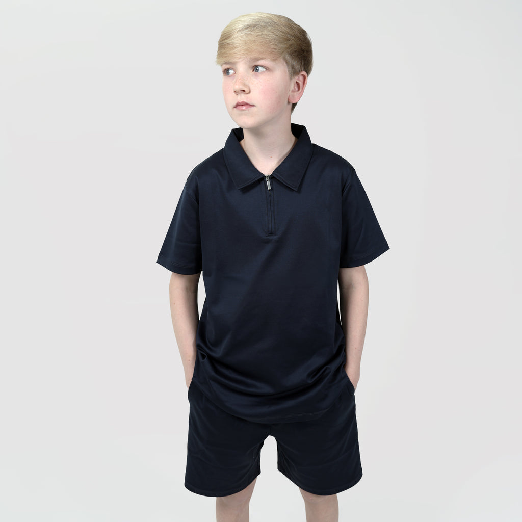 Navy Blue Essential Mini Soft Touch Shorts