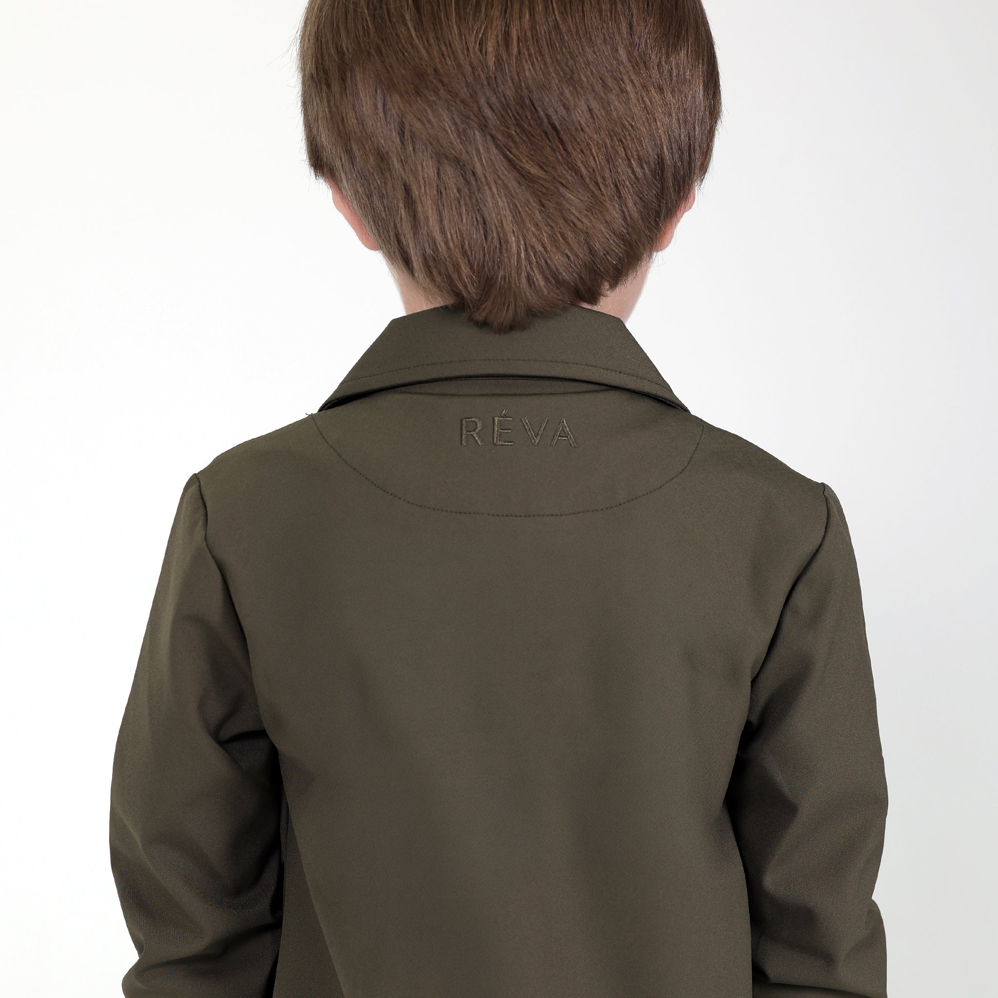 Khaki Mini Signature Techwear Jacket