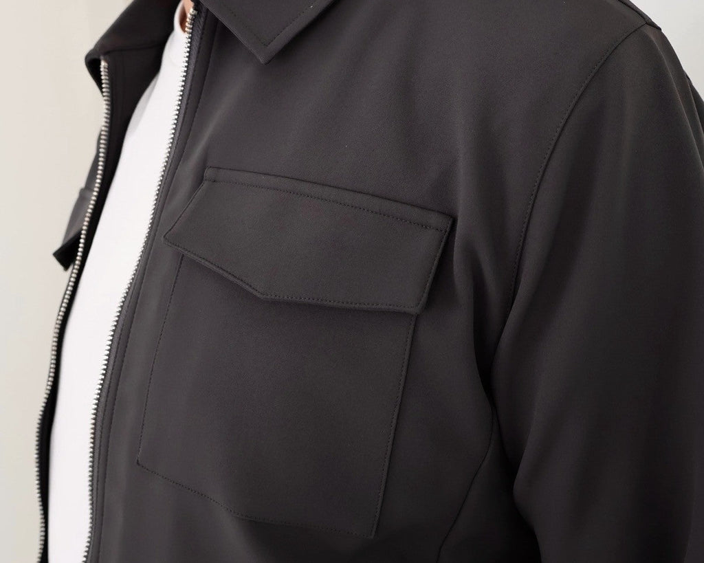 Grey Mini Signature Cargo Jacket