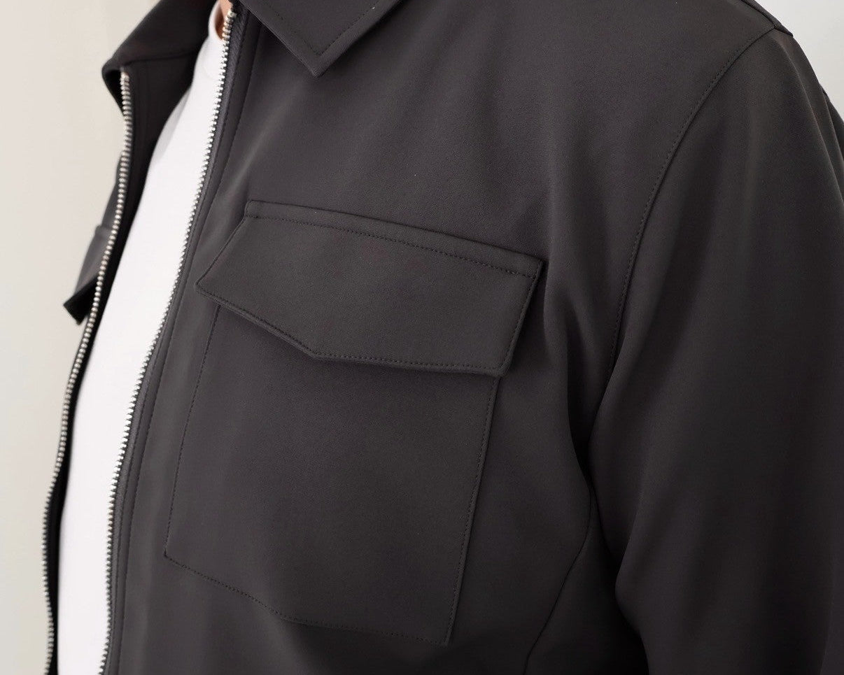 Grey Signature cargo Jacket