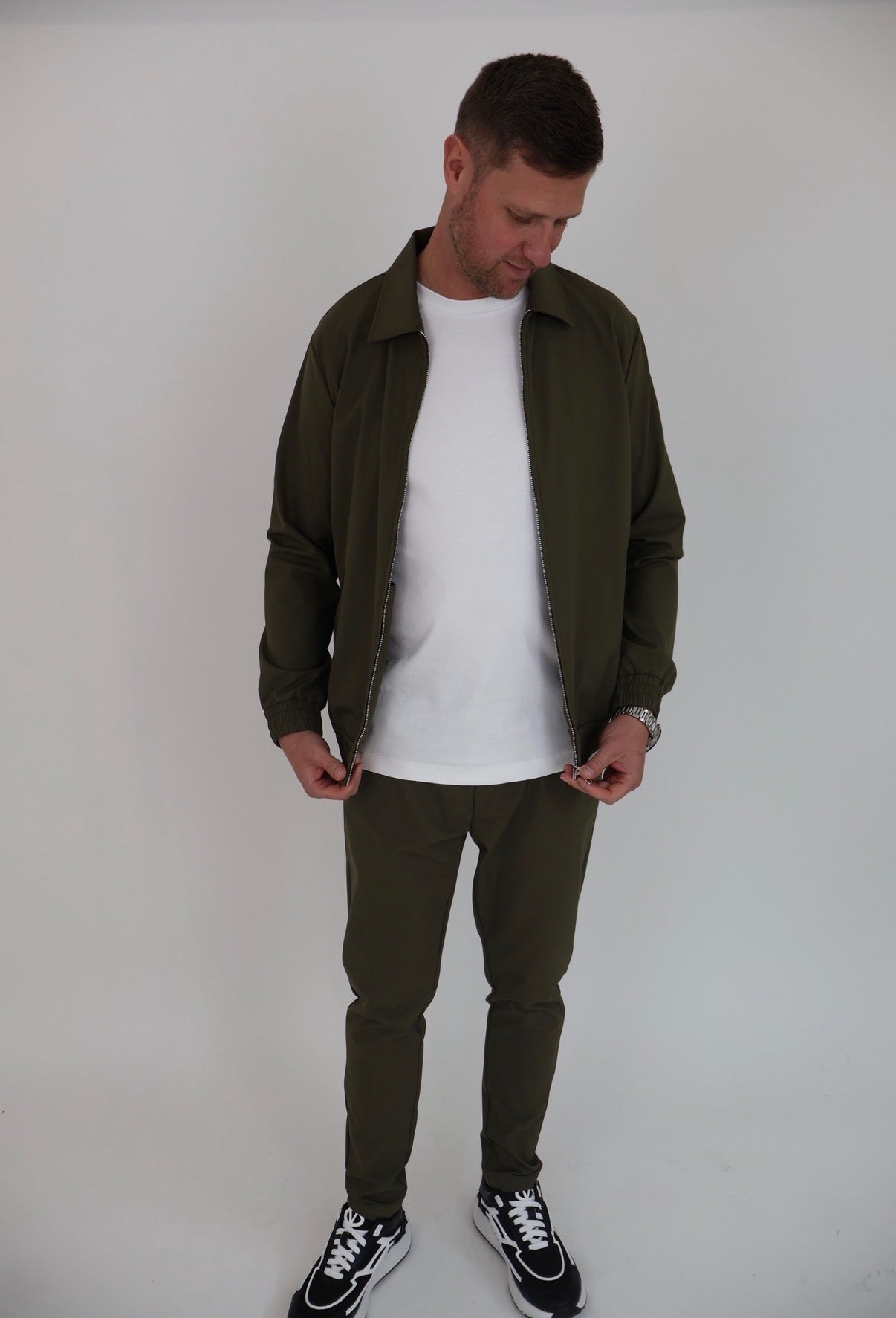 Khaki Signature Techwear Jacket