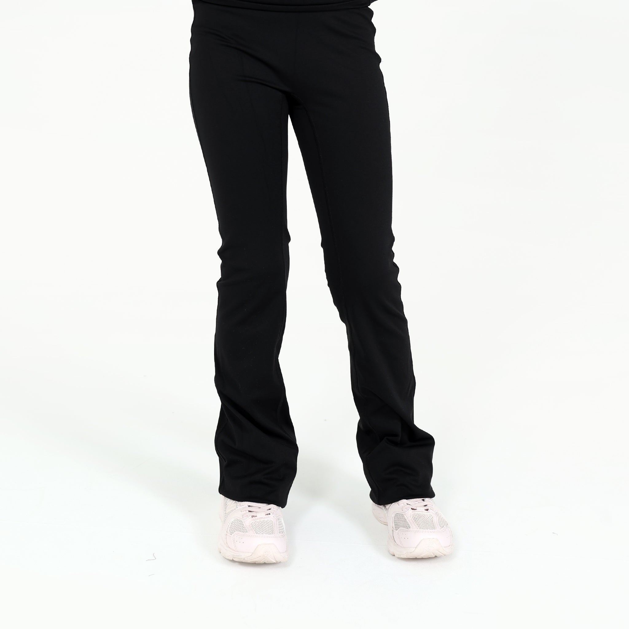 Black Mini Sculpt Flare Trousers
