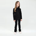 Black Mini Sculpt Flare Trousers