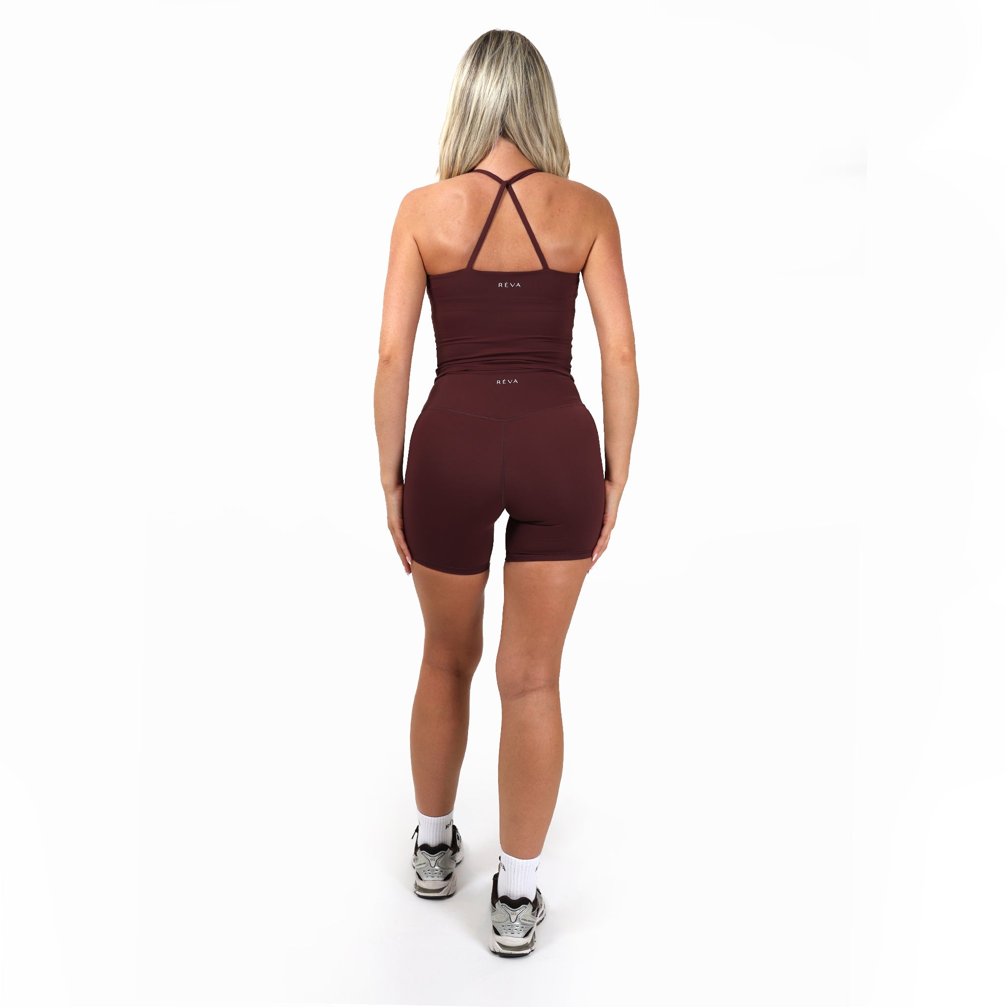 Burgundy High Waist Soft Sculpt Shorts