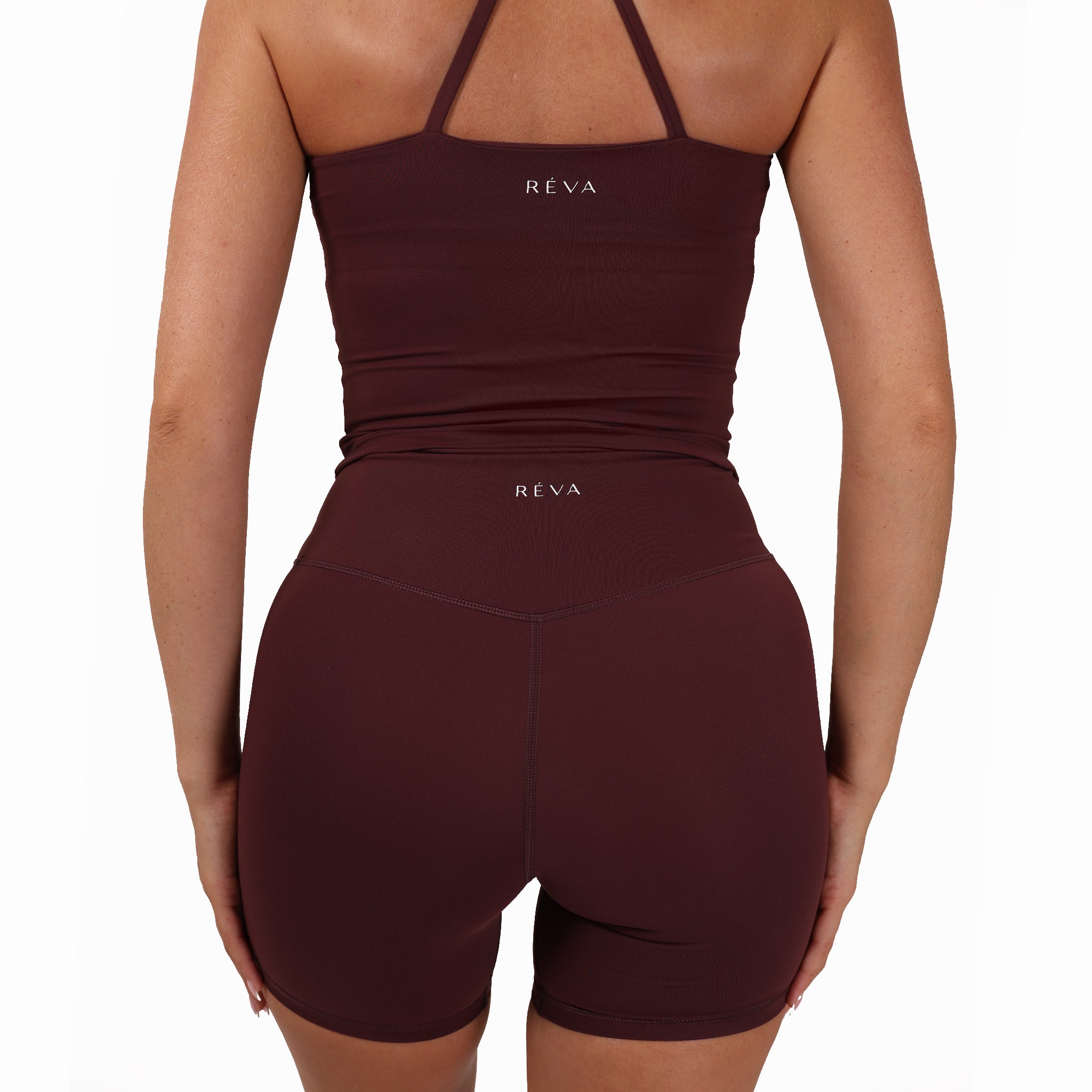 Burgundy High Waist Soft Sculpt Shorts