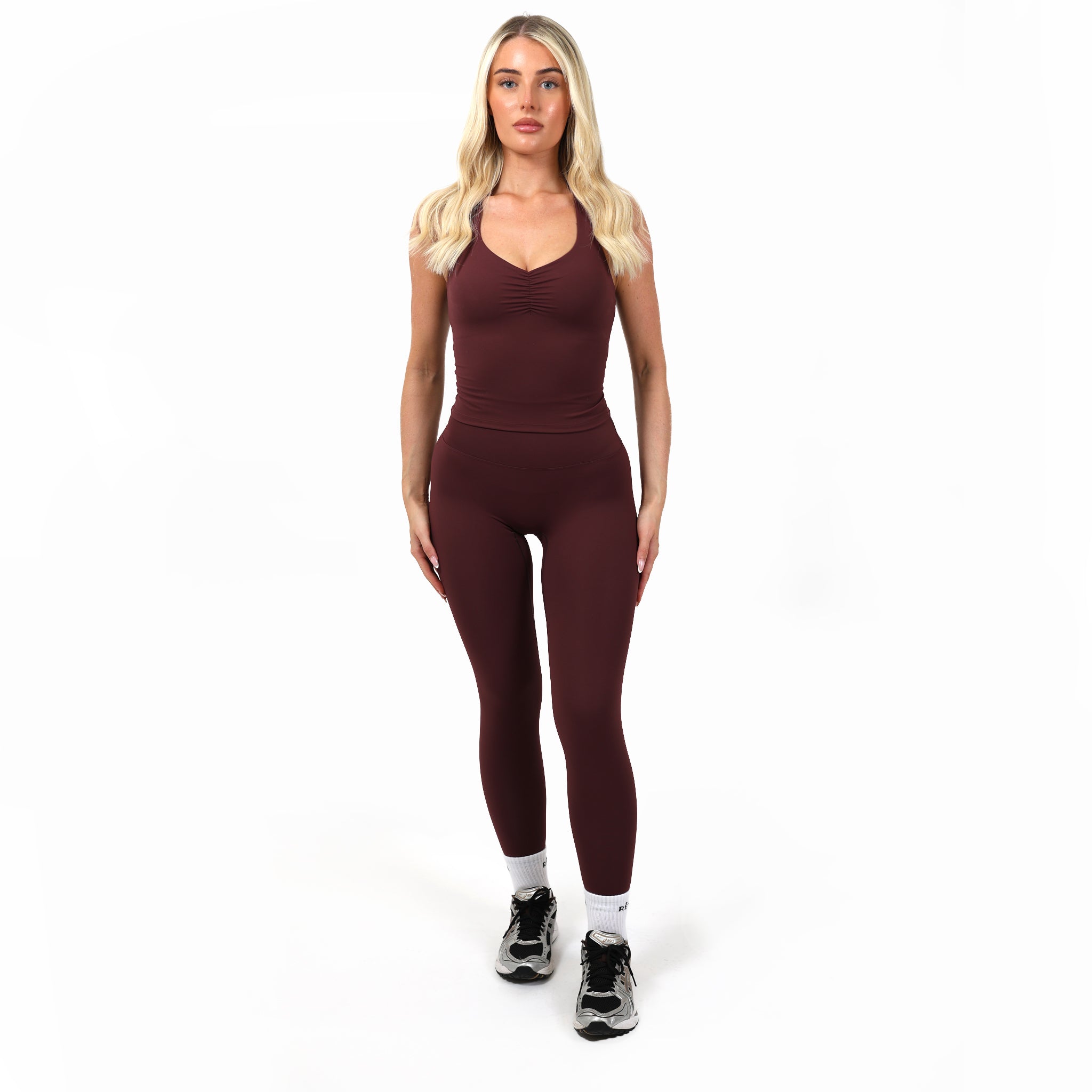Burgundy High Waist Soft Sculpt Leggings