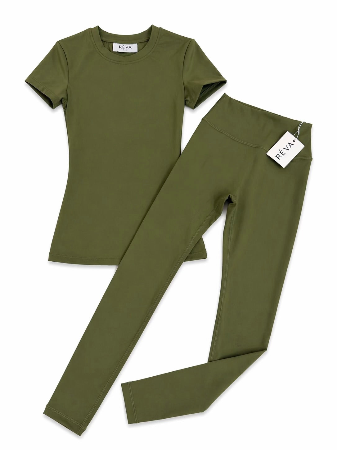 Mini Khaki Classic leggings