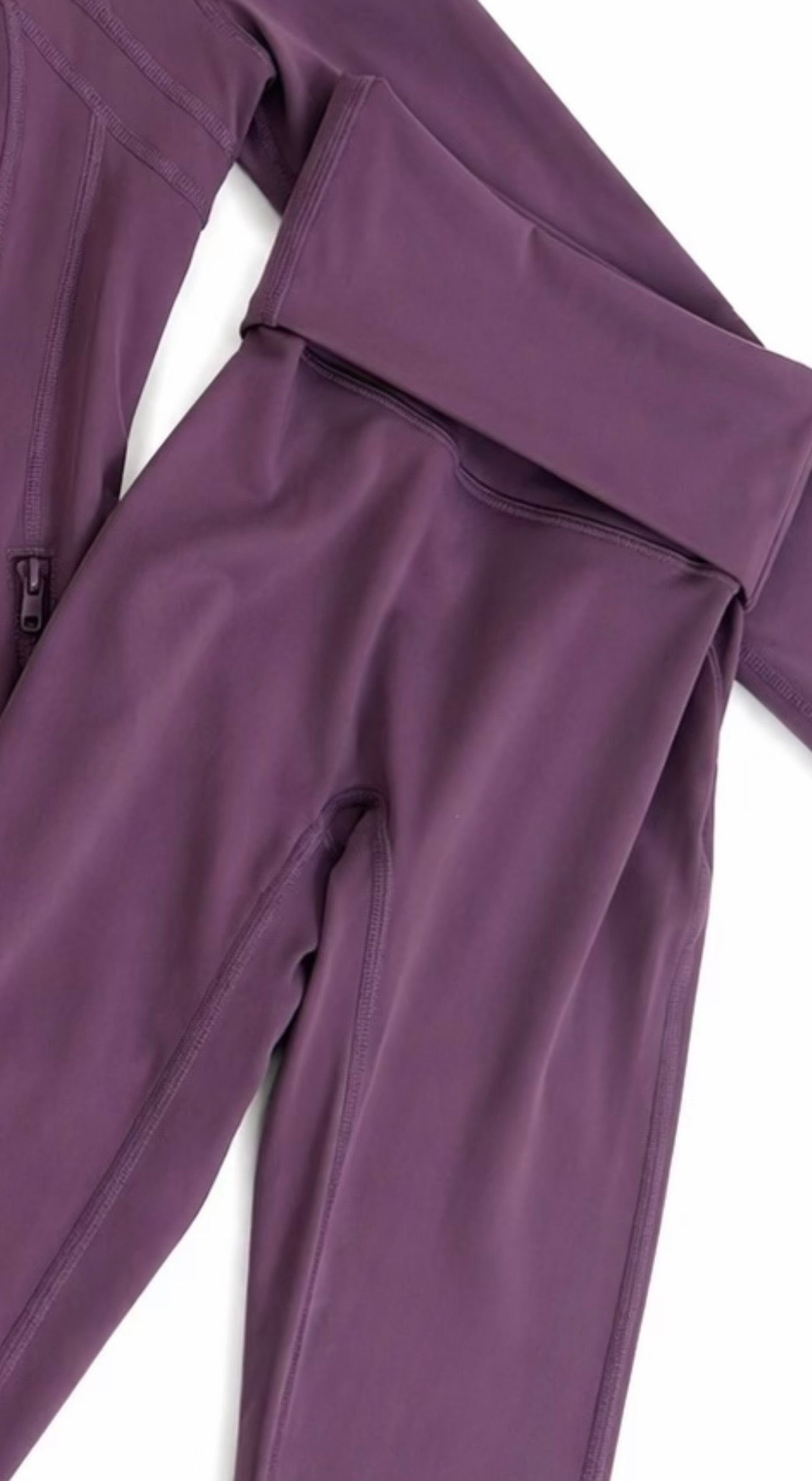 Plum Mini Sculpt Flare Trousers