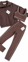 Rosewood Mini Active Core Crop Top