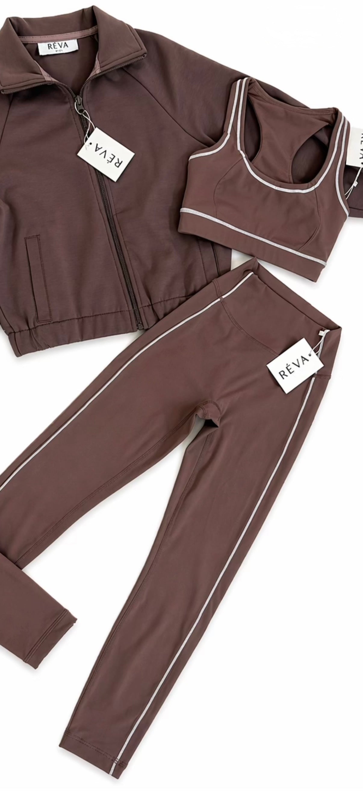Rosewood Mini Active Core Crop Top