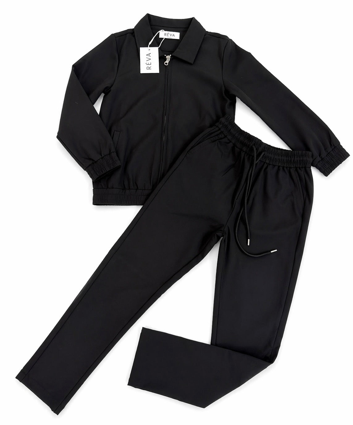Black Mini Signature Techwear set - Jacket
