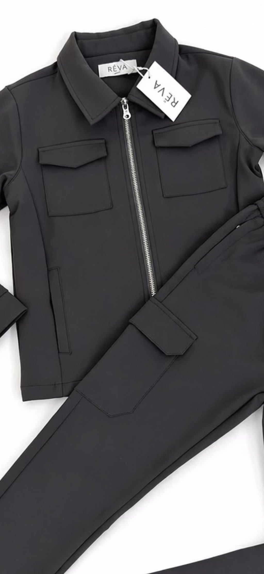 Grey Mini Signature Cargo Jacket