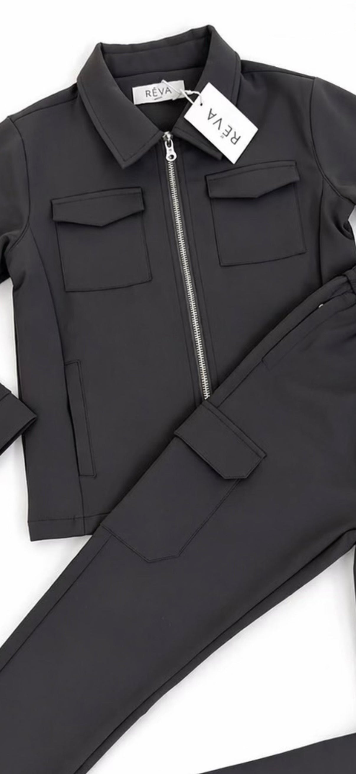 Grey Mini Signature Cargo Jacket