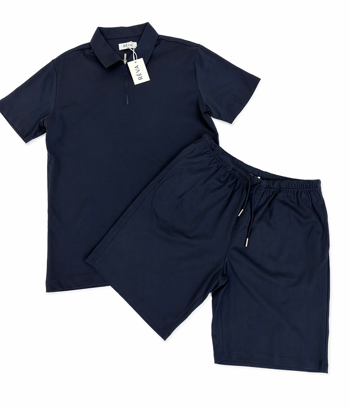 Navy Blue Essential Mini Soft Touch Shorts