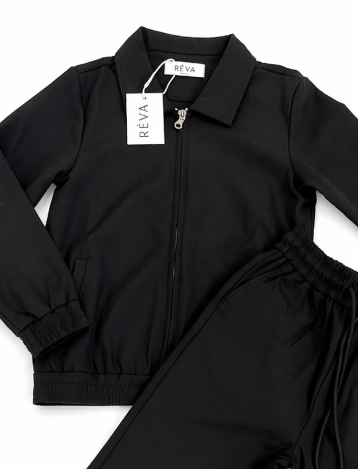 Black Mini Signature Techwear set - Jacket